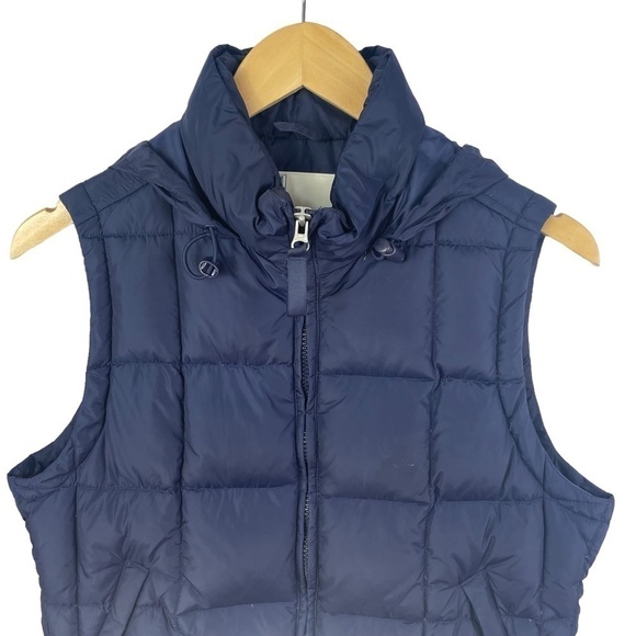 Abercrombie Goose Down Feather Puffer Vest Blue Size Medium - Picture 3 of 11